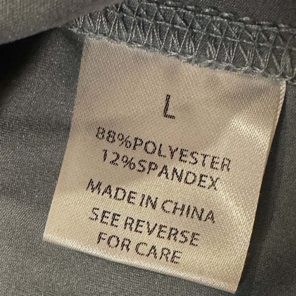 Wishlist Skort Size L Blue Gray Built In Shorts Elastic Waistband Curved Hem - Picture 7 of 10